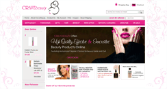 Desktop Screenshot of cravebeautyonline.com